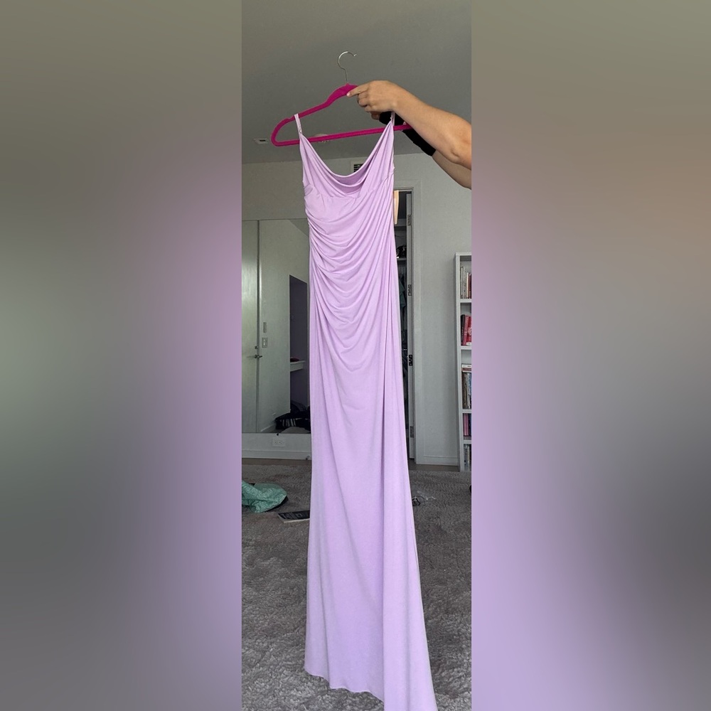 Lucy in the Sky Lilac Draped Dress